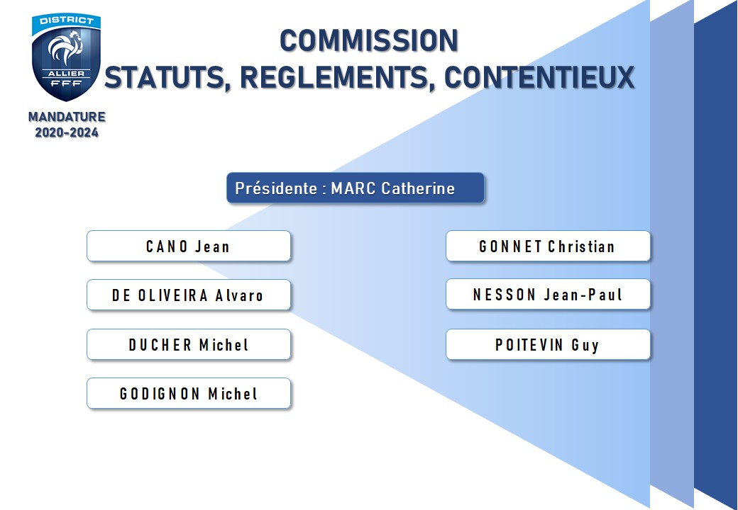 Commission Statuts Règlements Et Contentieux District De Lallier De Football 